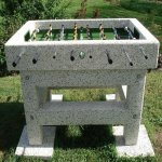 Tovar č.1253 - Betónový stôl pre stolný futbal 